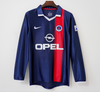 2001-2002 Maillot PSG Domicile Retro Manches Longues