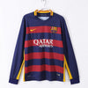 2015-2016 Maillot Barcelone Domicile Rétro Manches Longues
