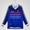 1998 Maillot Retro France Domicile Manches Longues