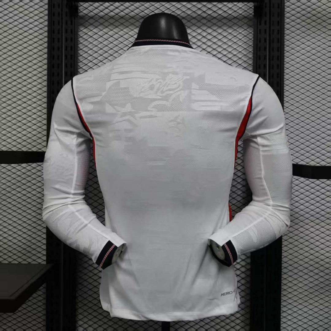 Maillot 25/26 England Domicile player Manches Longues