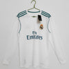 2017-2018 Maillot Retro Real Madrid Domicile Manches Longues