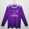 2016-2017 Maillot Retro Real Madrid Extérieur Manches Longues