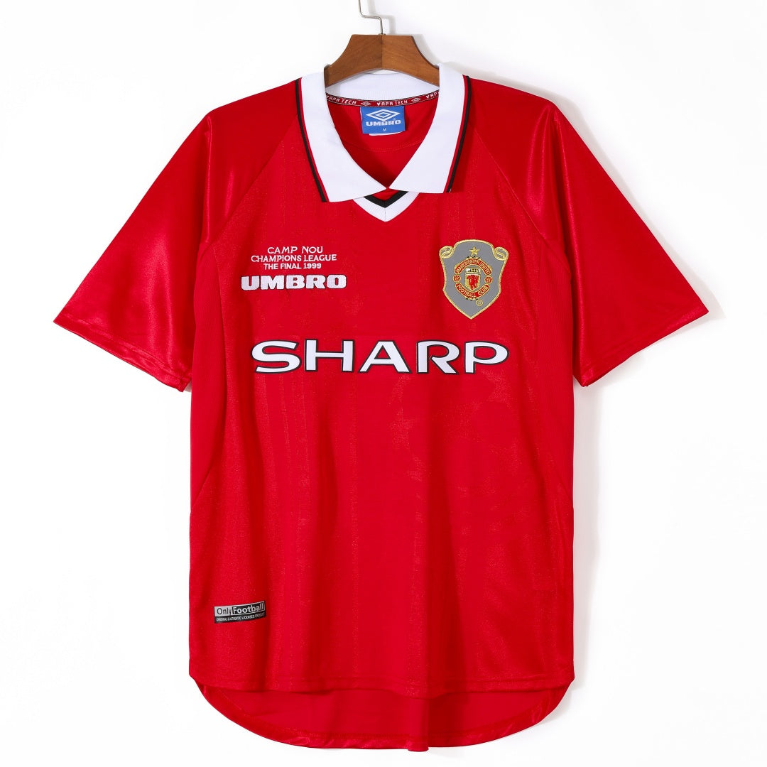 1999-2000 Maillot Manchester Domicile Retro
