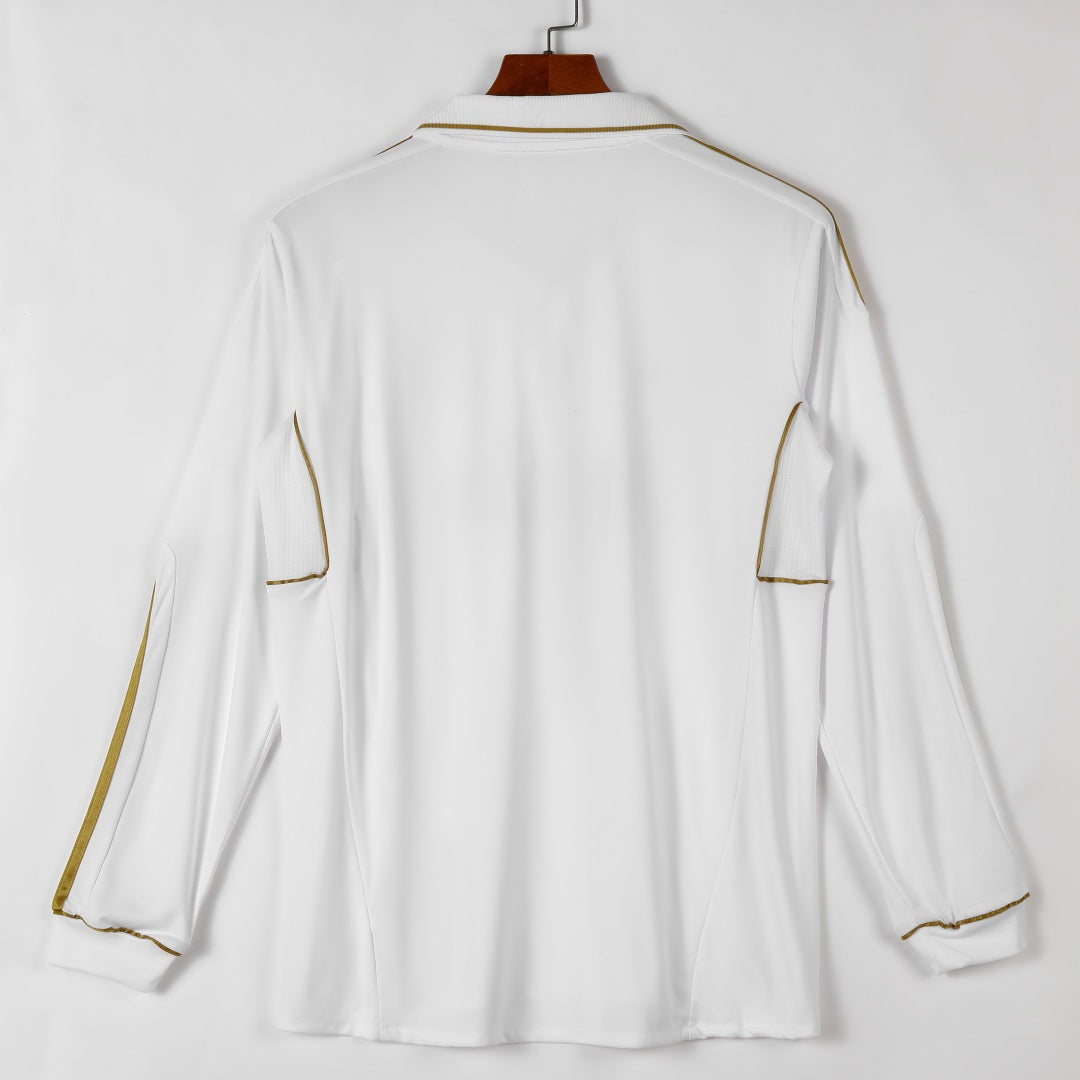 2011-2012 Maillot Retro Real Madrid Domicile Manches Longues