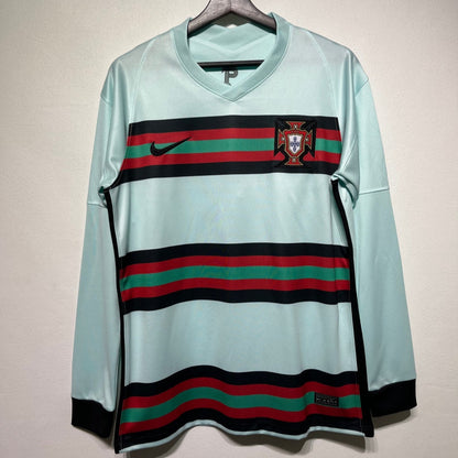 2020 Portugal Extérieur maillot Retro Manches Longues