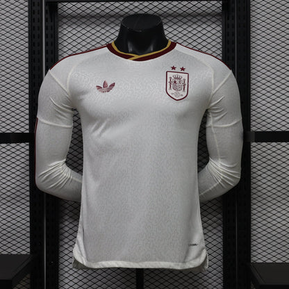Maillot 2026 Espagne Extérieur player Manches Longues