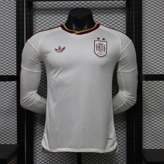 Maillot 2026 Espagne Extérieur player Manches Longues