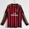 2013- 2014 Maillot AC Milan Domicile Rétro  Manches Longues