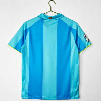 2007-2008 Maillot Barcelone Extérieur Rétro