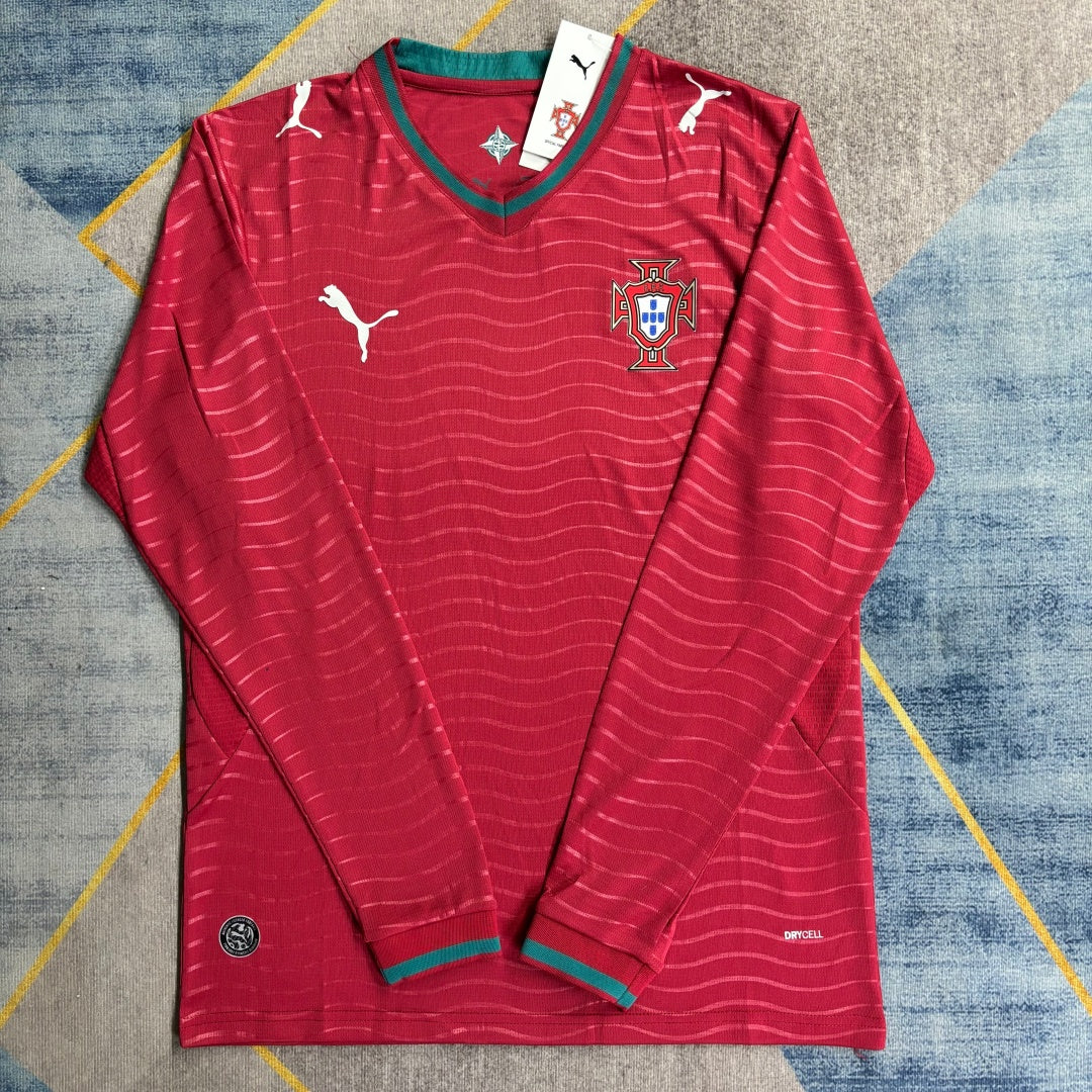 Maillot 25/26 Portugal Domicile Manches Longues
