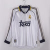 1998-2000 Maillot Retro Real Madrid Domicile Manches Longues