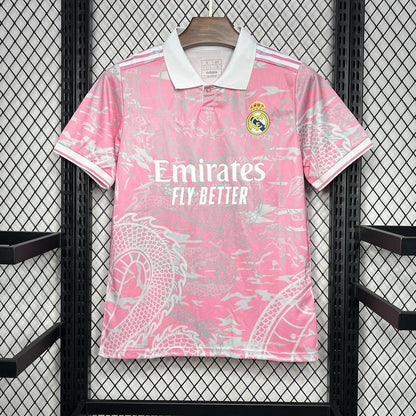 Maillot 25/26 Real Madrid Spécial style Polo rose