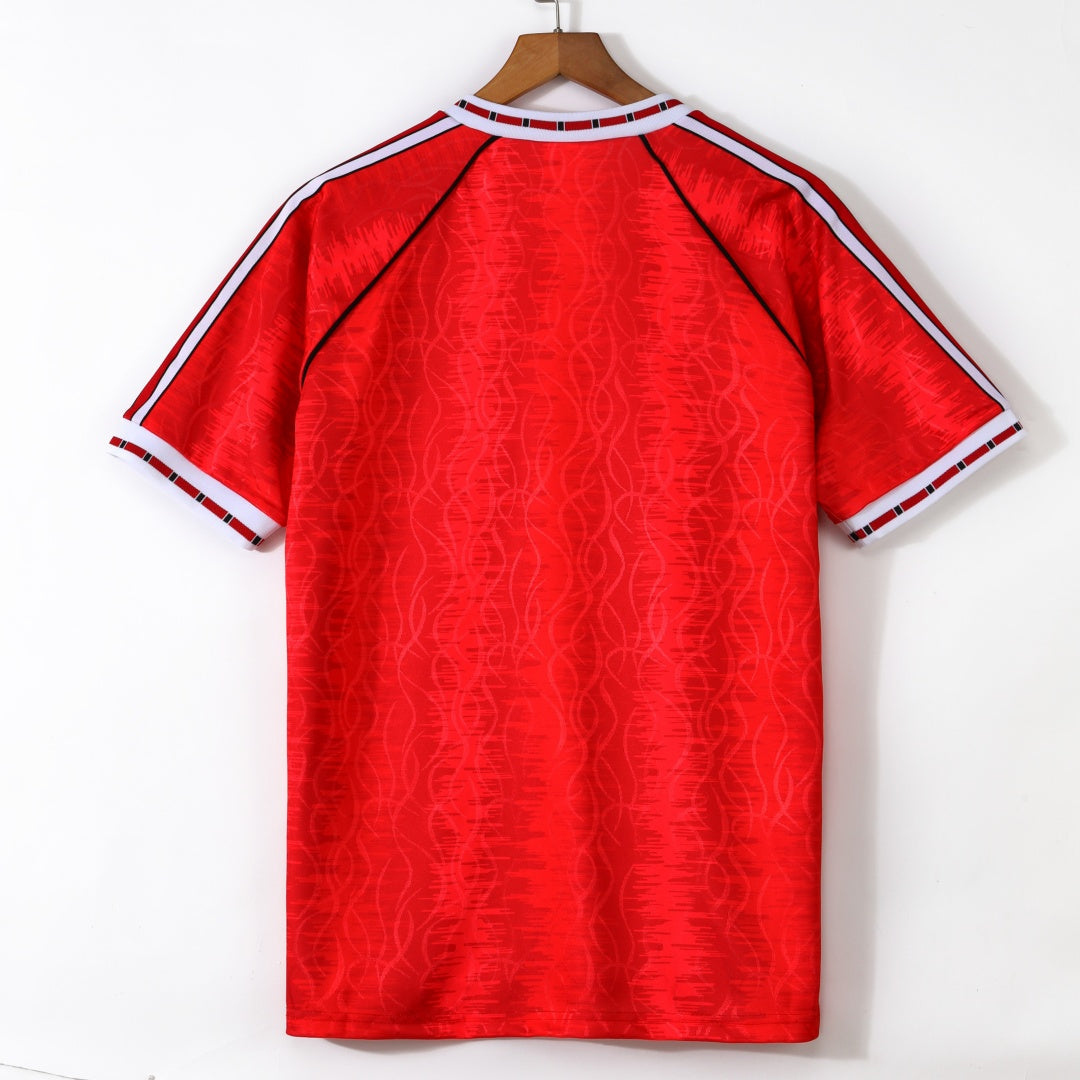1991-1992 Maillot Manchester Domicile Retro