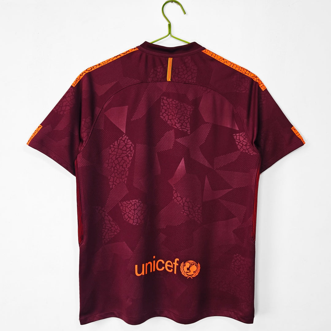 2017-2018 Maillot Barcelone Third Rétro