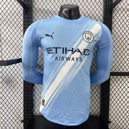 Maillot 25/26  Manchester City Domicile player Manches Longues