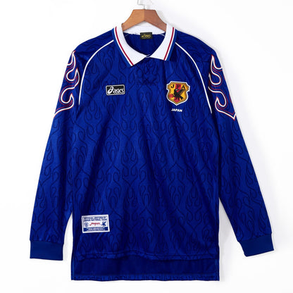 1998 Maillot  japon Domicile Rétro  Manches Longues