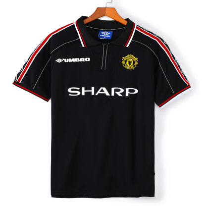 1998-1999 Manchester United Extérieur maillot Retro