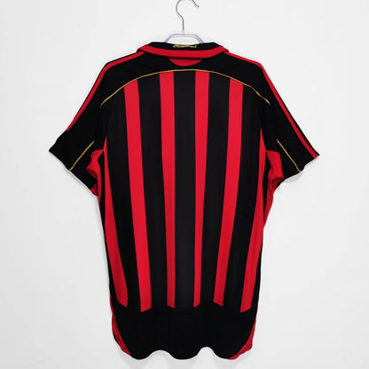 2006-2007 Maillot AC Milan Domicile Rétro
