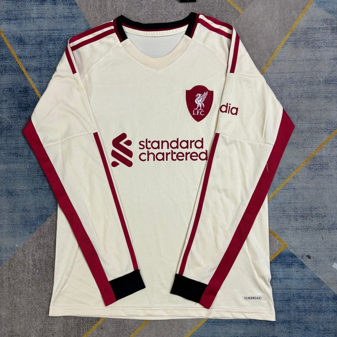 Maillot 25/26 Maillot Liverpool Extérieur  Manches Longues