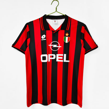 1996-1997 Maillot AC Milan Domicile Rétro